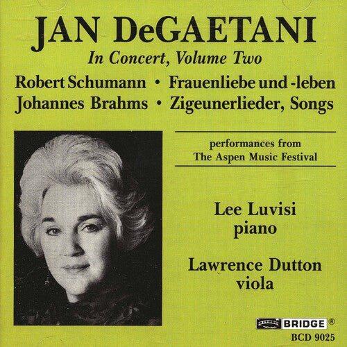 Schumann / Brahms / Degaetani / Luvisi: Jan Degaetani in Concert 2