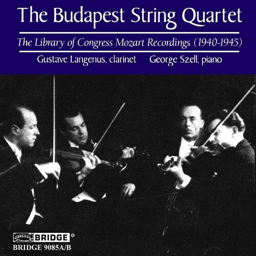 Mozart / Budapest String / Szell / Langenus: Library of Congress: Mozart