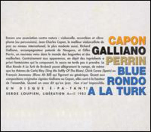 Capon, Jean-Charles / Galliano / Perrin: Blue Rondo A La Turk