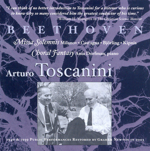 Beethoven / Milanov / Bjorling / Toscanini: Missa Solemnis / Fantasia