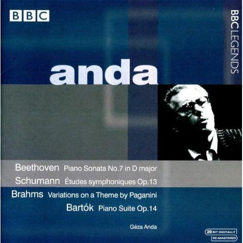 Beethoven / Schubert / Bartok / Brahms / Anda: Geza Anda Plays