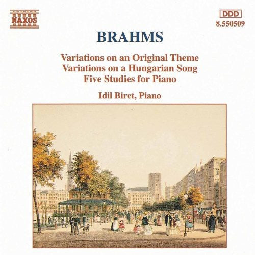 Brahms / Biret: Variations Opus 21 / 5 Etudes