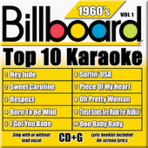 Billboard Top 10 Karaoke: 1960's / Various: Billboard Top 10 Karaoke: 1960's