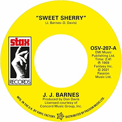 Barnes, J.J: Sweet Sherry / The Whole Damn World Is Going Crazy