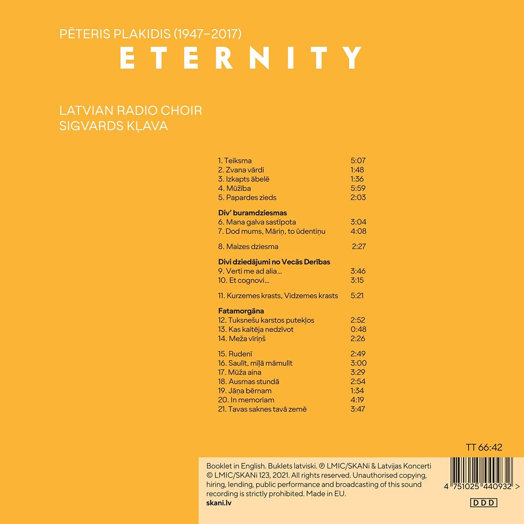 Latvian Radio Choir: Eternity