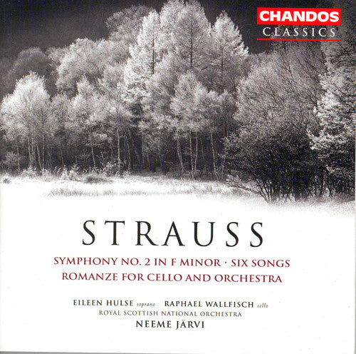 Strauss, R. / Wallfisch / Hulse / Jarvi / Rsno: Symphony in F Min / Romanze Cello & Orch