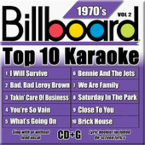 Billboard Top 10 Karaoke: 1970's 2 / Various: Billboard Top 10 Karaoke, Vol. 2: 1970'S