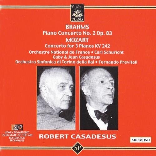 Brahms / Mozart / Gaby / Onf / Schuricht: Concerto No 2 for Piano & Orchestra