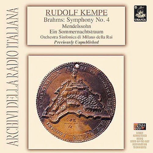 Brahms / Mendelssohn / Sinfonica Di Milano / Kempe: Symphony No 4