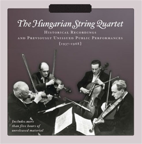 Hungarian String Quartet / Szekely: Historical Recordings 1937-1968