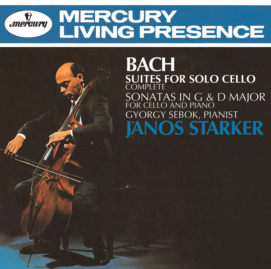 Bach / Starker, Janos: J.S.Bach: 6 Suites For Solo Cello. Sonatas In G & D Major - SHM-CD