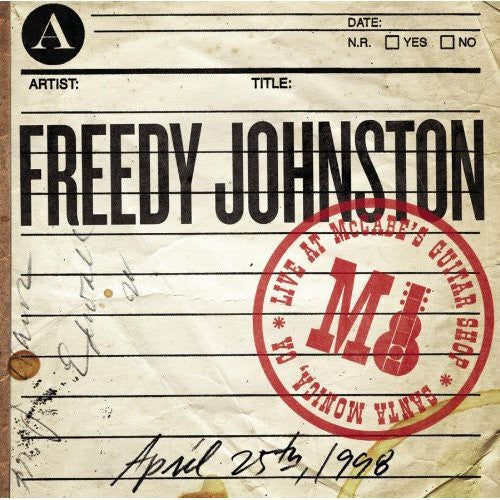 Johnston, Freedy: Live at McCabe's Guitar Shop