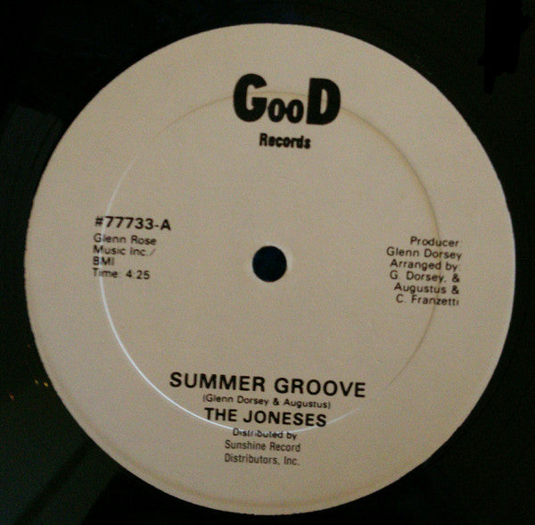 Joneses, the: Summer Groove
